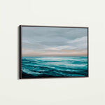 Abstract 1496 Canvas Art 60 x 40 cm / Black