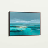 Abstract 1497 Canvas Art 18" x 24" / 45 x 60 cm / Black