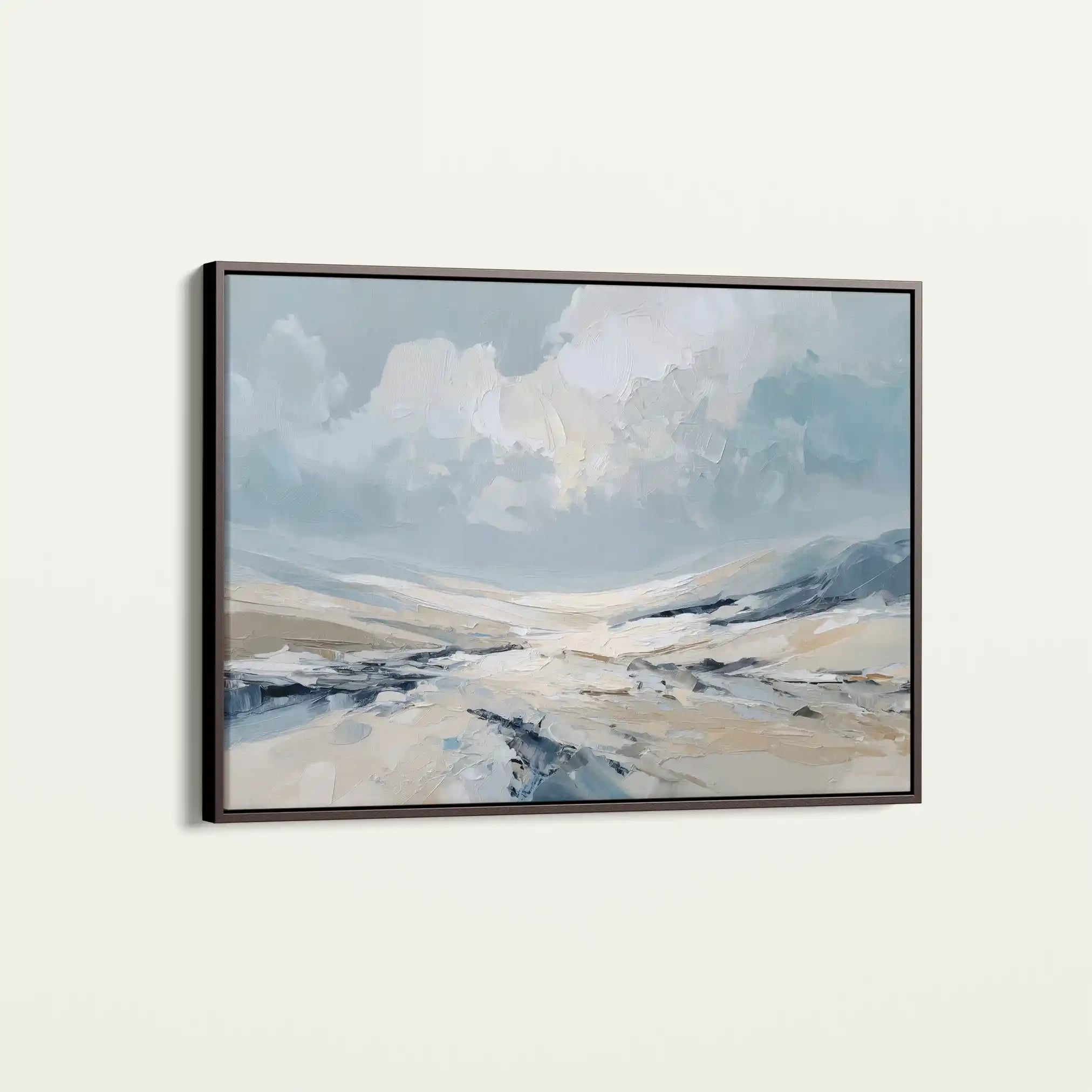 Abstract 1498 Canvas Art 60 x 40 cm / Black