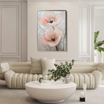 Floral 1498 Canvas Art 18" x 24" / 45 x 60 cm / Black
