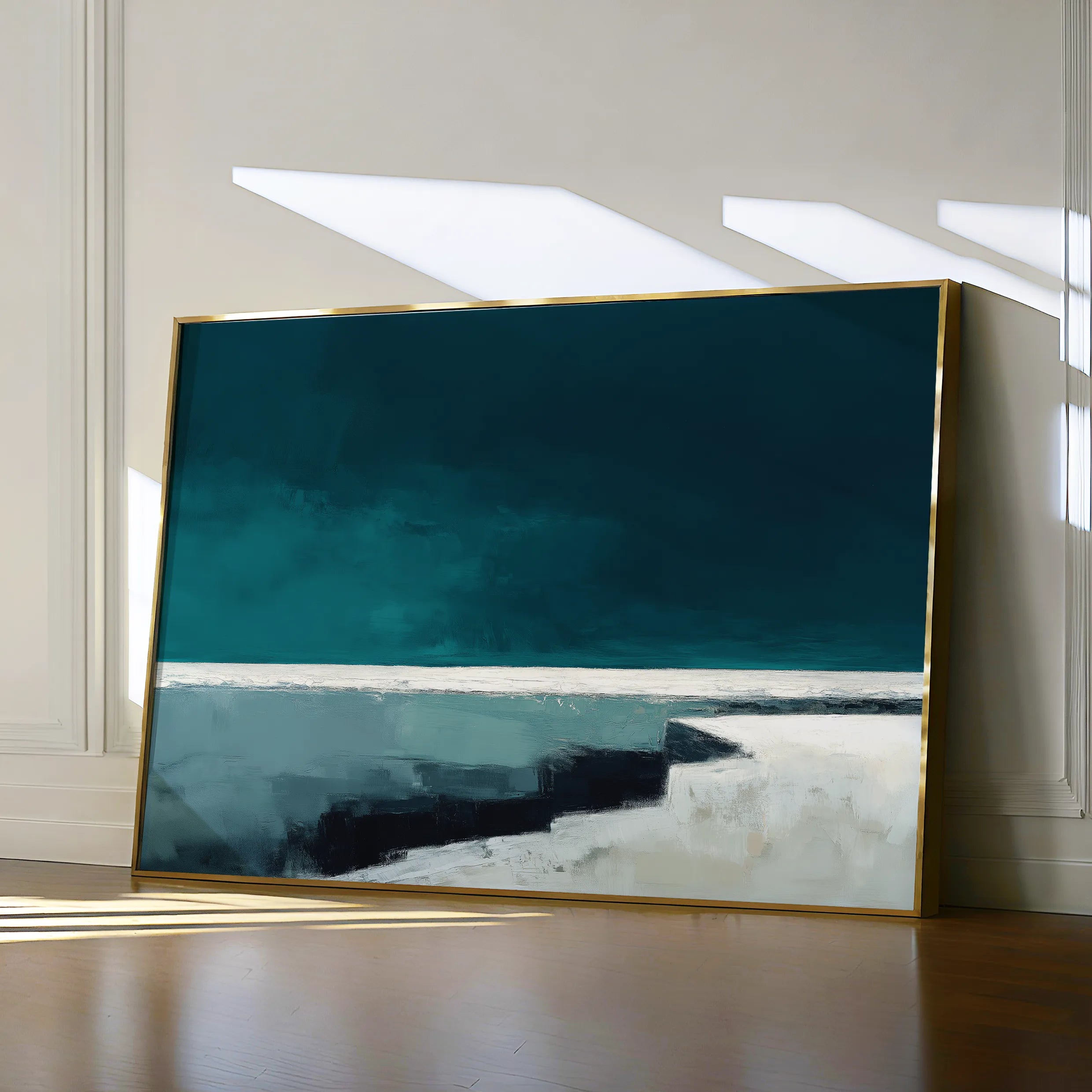 Abstract 1499 Canvas Art 18" x 24" / 45 x 60 cm / Black