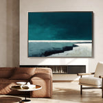 Abstract 1499 Canvas Art 18" x 24" / 45 x 60 cm / Black