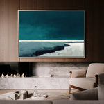 Abstract 1499 Canvas Art 18" x 24" / 45 x 60 cm / Black