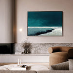 Abstract 1499 Canvas Art 18" x 24" / 45 x 60 cm / Black