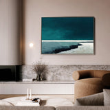 Abstract 1499 Canvas Art 18" x 24" / 45 x 60 cm / Black