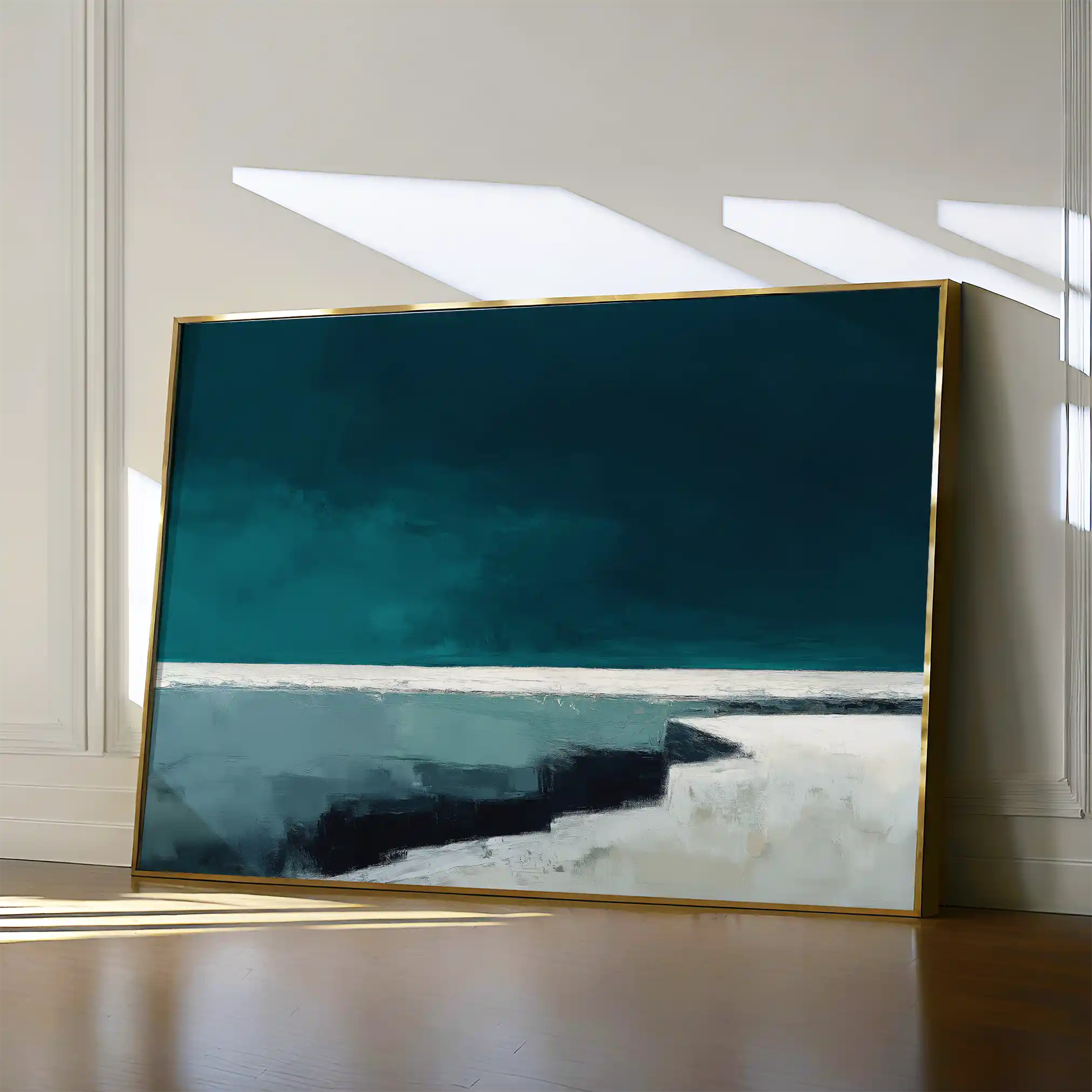 Abstract 1499 Canvas Art 60 x 40 cm / Black