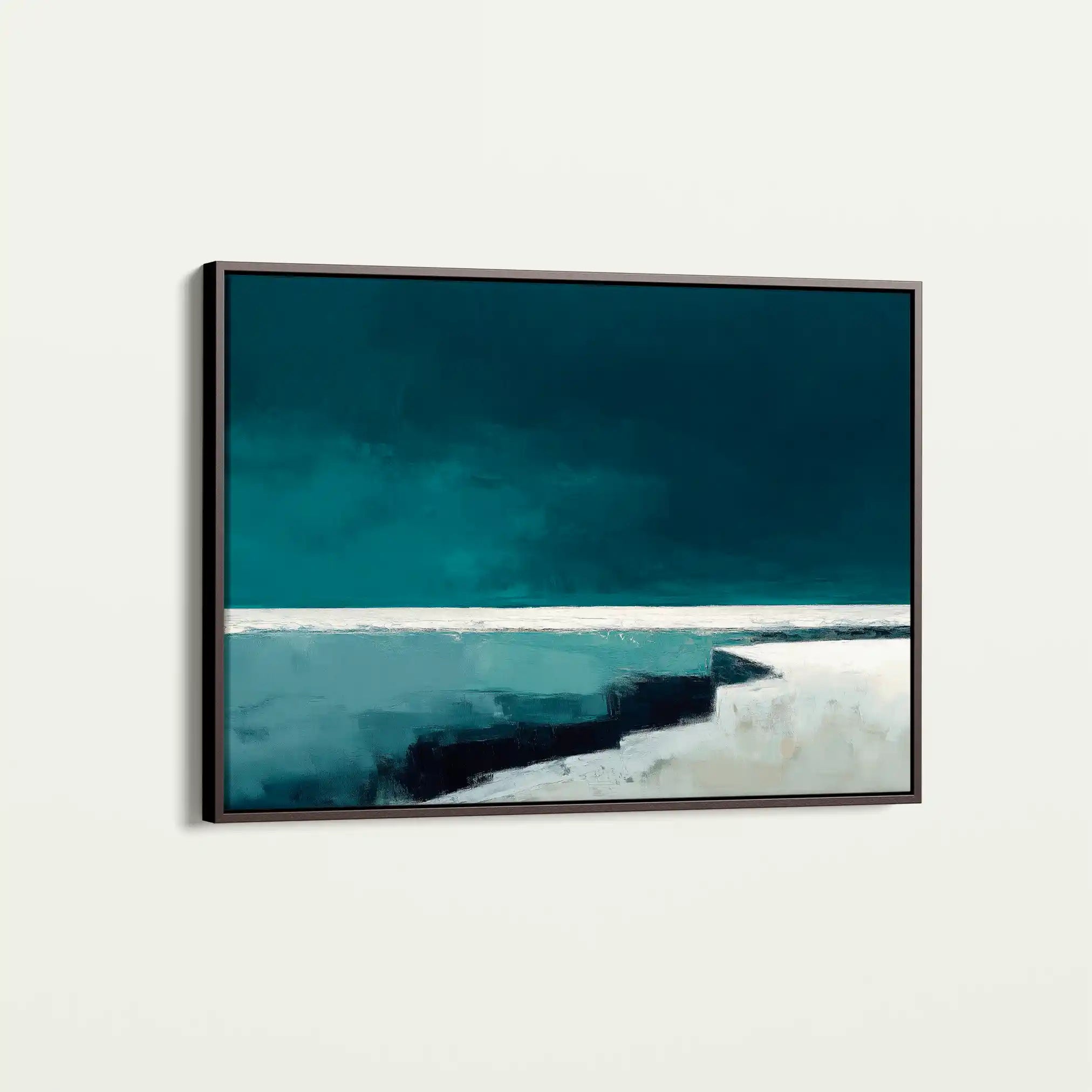 Abstract 1499 Canvas Art 60 x 40 cm / Black