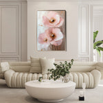 Floral 1499 Canvas Art 18" x 24" / 45 x 60 cm / Black
