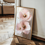 Floral 1499 Canvas Art 18" x 24" / 45 x 60 cm / Black