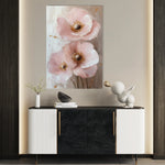 Floral 1499 Canvas Art 18" x 24" / 45 x 60 cm / Black