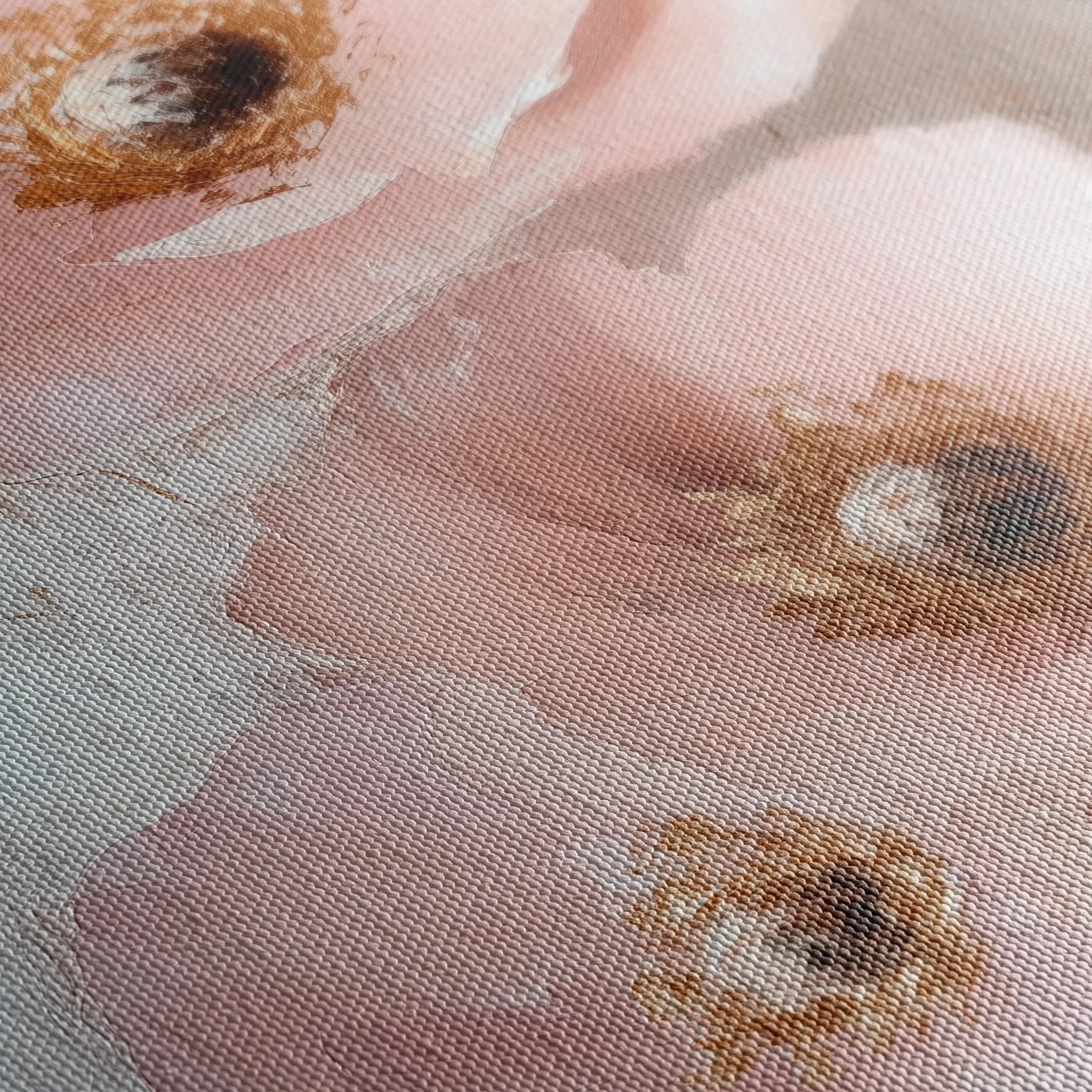 Floral 1499 Canvas Art 18" x 24" / 45 x 60 cm / Black