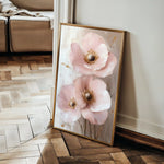 Floral 1499 Canvas Art 60 x 40 cm / Black