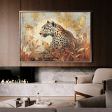 Animals 150 Canvas Art 18" x 24" / 45 x 60 cm / Black