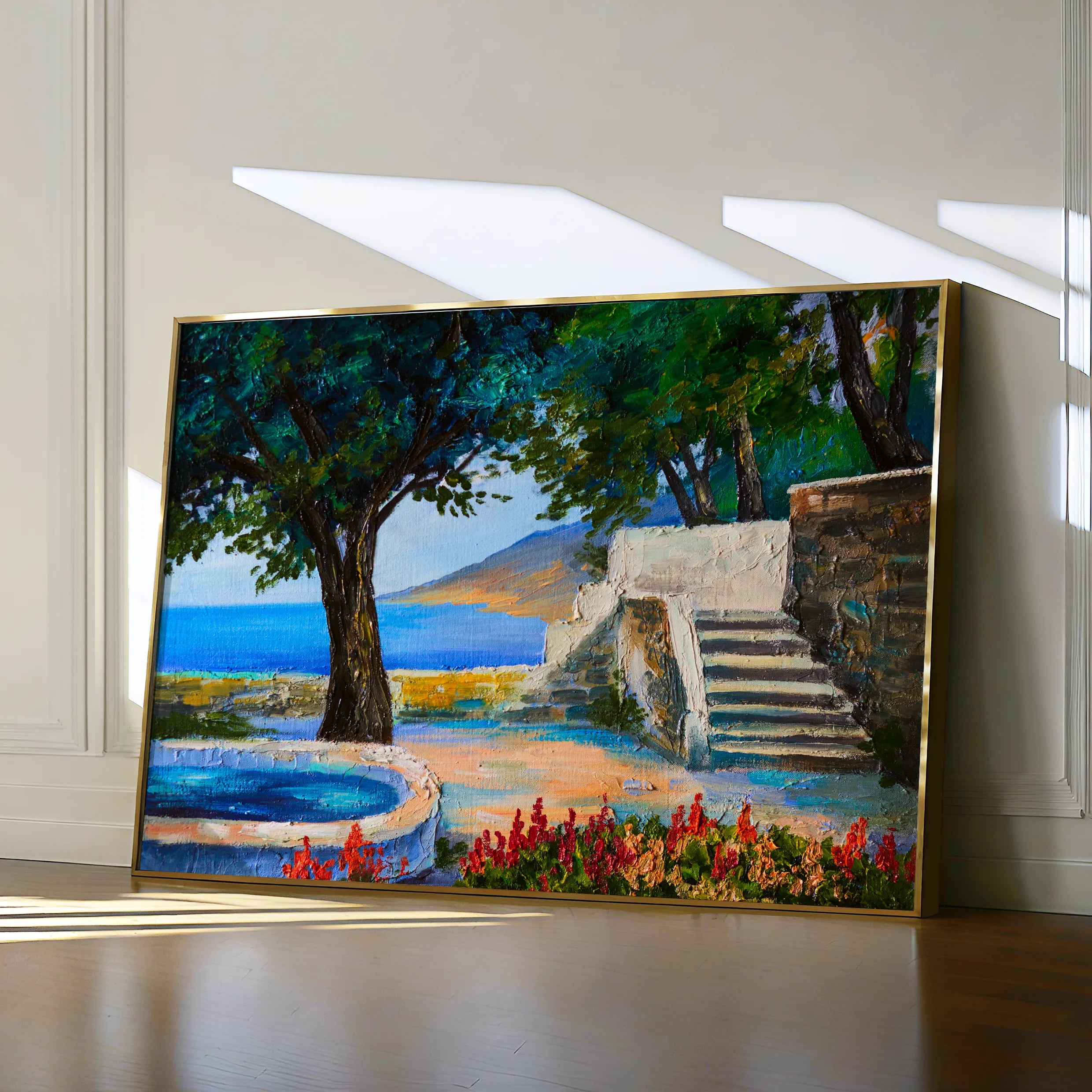 Landscape 150 Canvas Art 18" x 24" / 45 x 60 cm / Black
