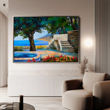 Landscape 150 Canvas Art 18" x 24" / 45 x 60 cm / Black