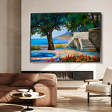 Landscape 150 Canvas Art 18" x 24" / 45 x 60 cm / Black