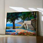 Landscape 150 Canvas Art 60 x 40 cm / Black