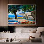 Landscape 150 Canvas Art 60 x 40 cm / Black