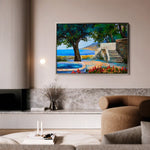 Landscape 150 Canvas Art 60 x 40 cm / Black