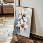 Floral 1500 Canvas Art 60 x 40 cm / Black