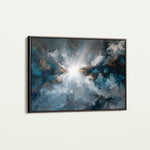 Abstract 1501 Canvas Art 18" x 24" / 45 x 60 cm / Black