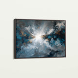 Abstract 1501 Canvas Art 18" x 24" / 45 x 60 cm / Black