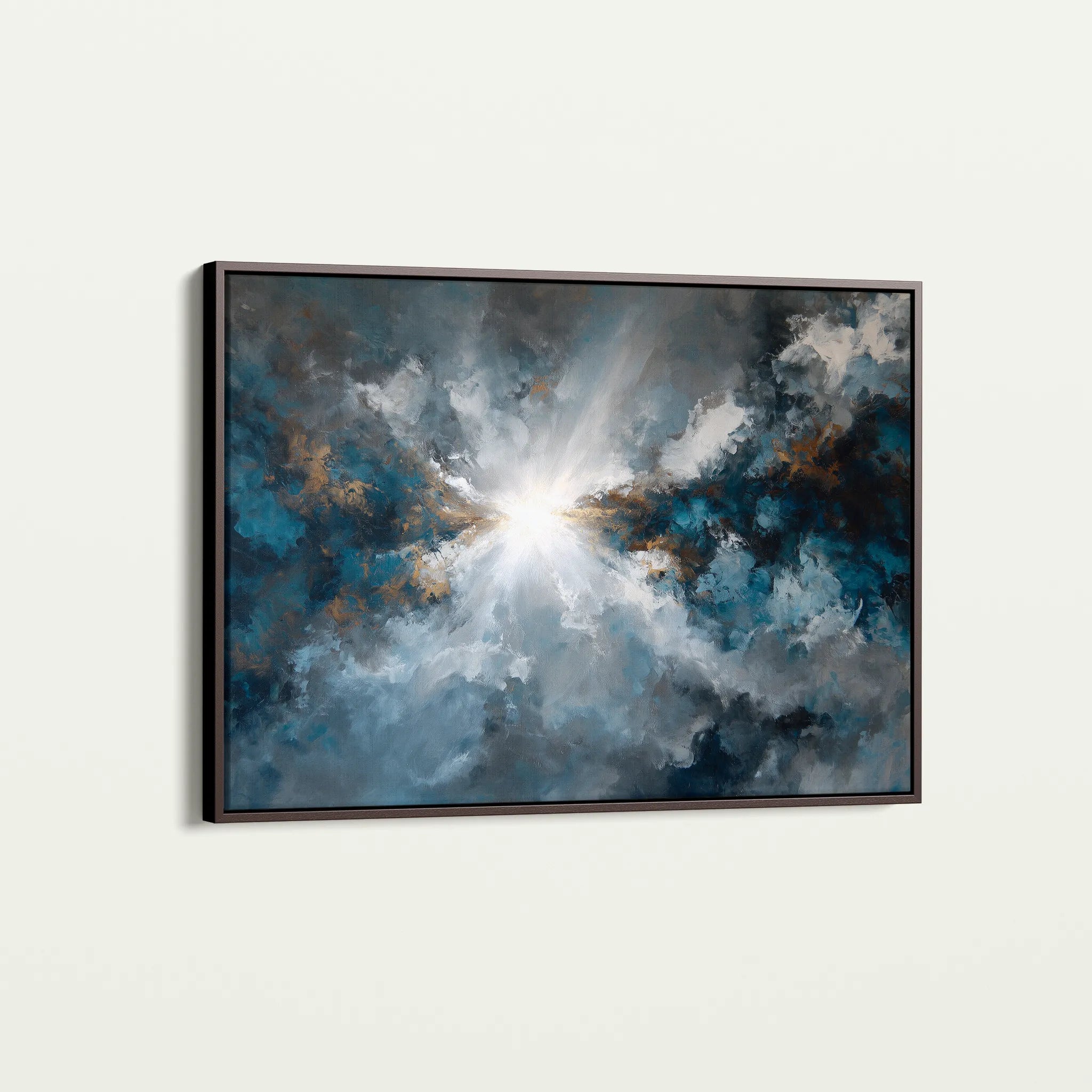 Abstract 1501 Canvas Art 18" x 24" / 45 x 60 cm / Black