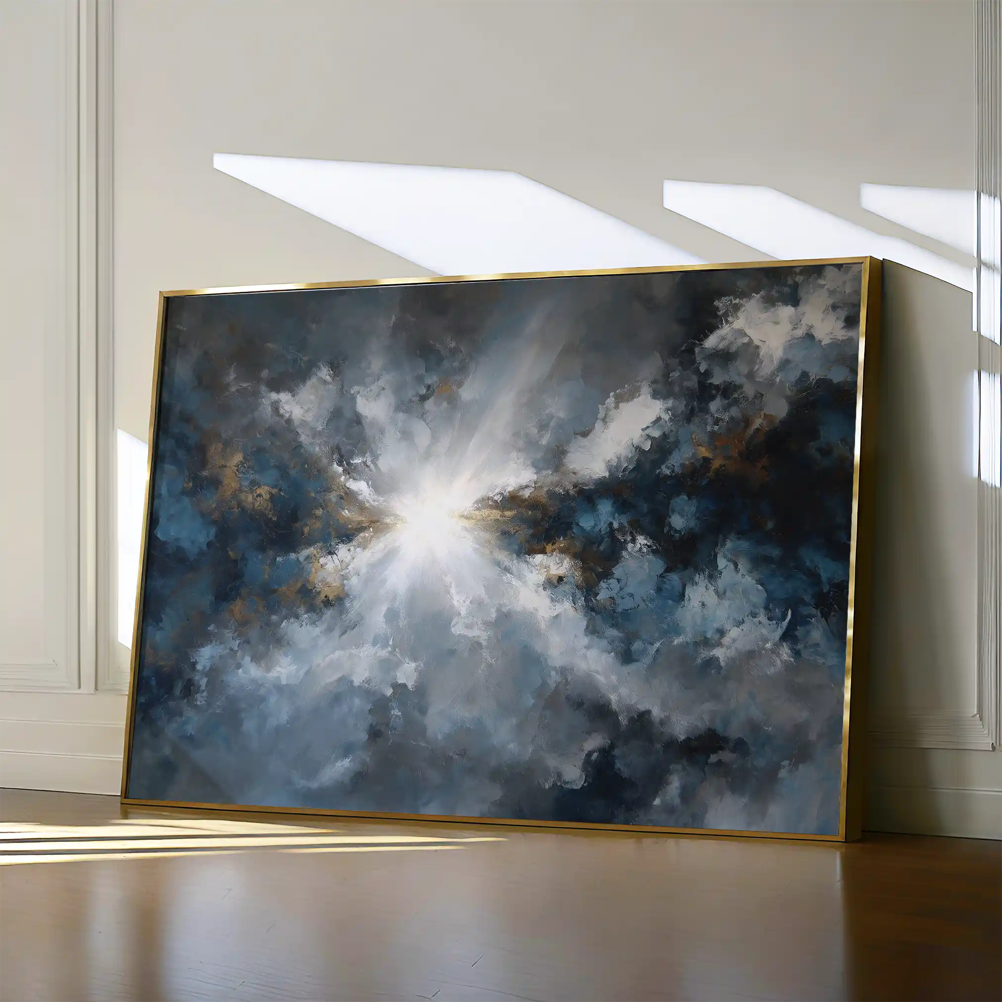 Abstract 1501 Canvas Art 60 x 40 cm / Black