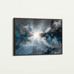 Abstract 1501 Canvas Art 60 x 40 cm / Black