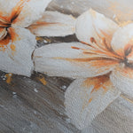 Floral 1501 Canvas Art 18" x 24" / 45 x 60 cm / Black