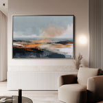 Abstract 1502 Canvas Art 18" x 24" / 45 x 60 cm / Black