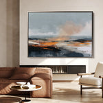 Abstract 1502 Canvas Art 18" x 24" / 45 x 60 cm / Black