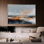 Abstract 1502 Canvas Art 18" x 24" / 45 x 60 cm / Black