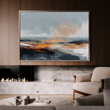 Abstract 1502 Canvas Art 18" x 24" / 45 x 60 cm / Black