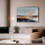 Abstract 1502 Canvas Art 18" x 24" / 45 x 60 cm / Black