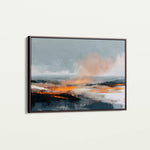 Abstract 1502 Canvas Art 18" x 24" / 45 x 60 cm / Black