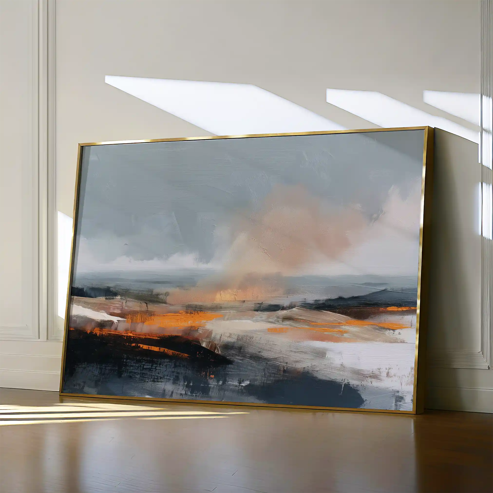 Abstract 1502 Canvas Art 60 x 40 cm / Black