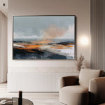 Abstract 1502 Canvas Art 60 x 40 cm / Black