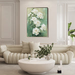 Floral 1502 Canvas Art 18" x 24" / 45 x 60 cm / Black