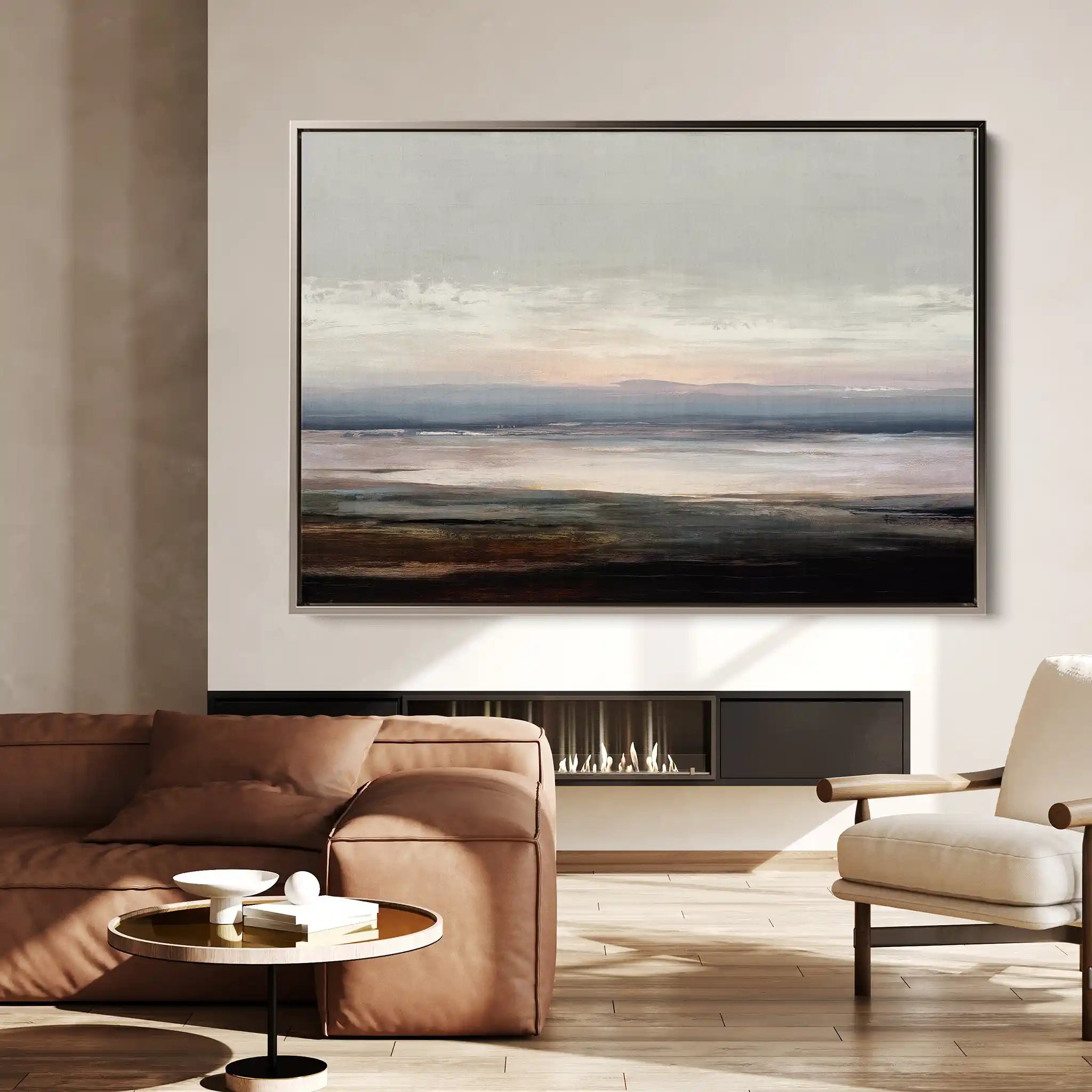Abstract 1503 Canvas Art 18" x 24" / 45 x 60 cm / Black