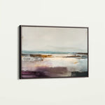 Abstract 1504 Canvas Art 60 x 40 cm / Black
