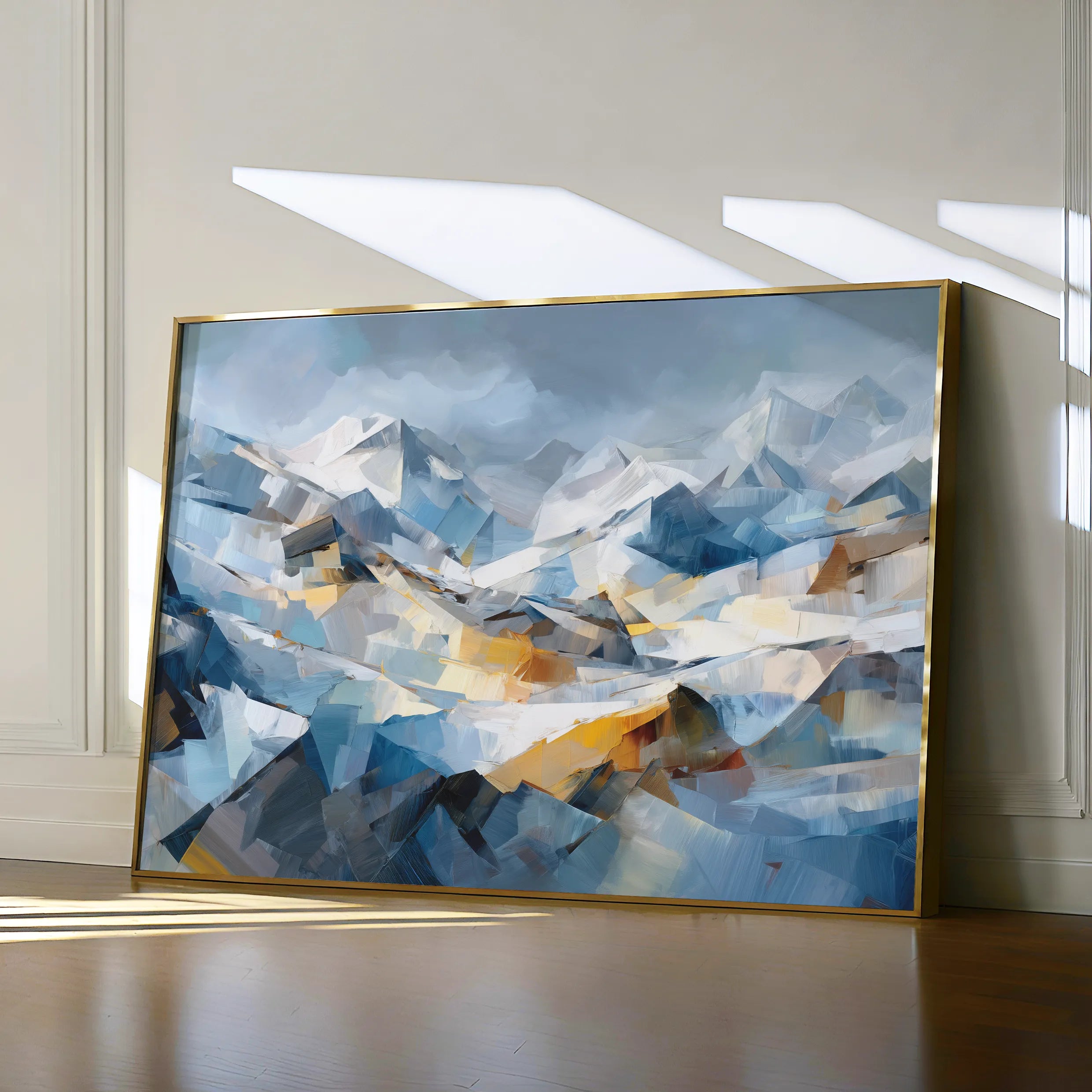 Abstract 1505 Canvas Art 18" x 24" / 45 x 60 cm / Black