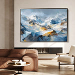 Abstract 1505 Canvas Art 18" x 24" / 45 x 60 cm / Black