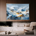 Abstract 1505 Canvas Art 18" x 24" / 45 x 60 cm / Black