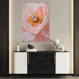 Floral 1505 Canvas Art 18" x 24" / 45 x 60 cm / Black