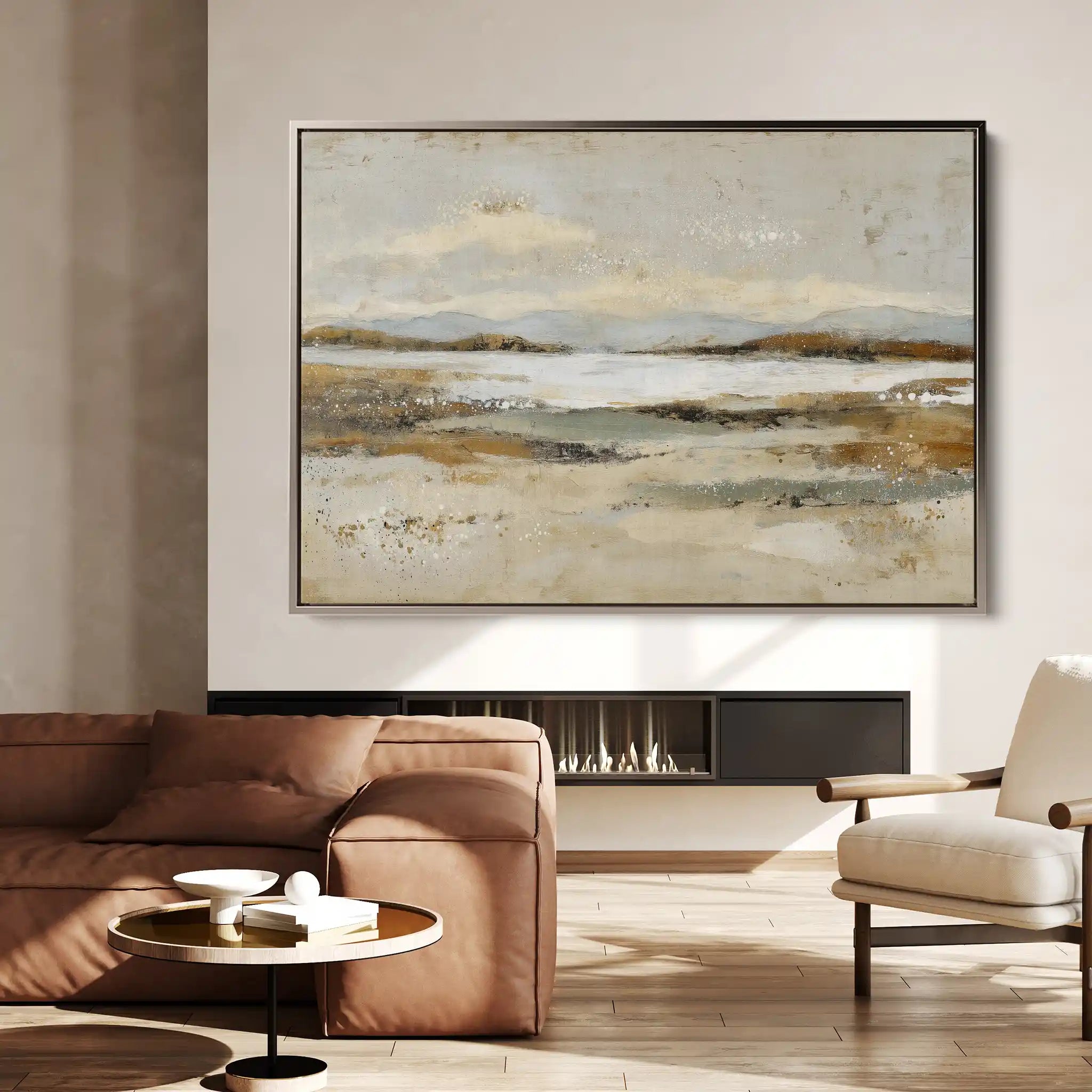 Abstract 1506 Canvas Art 18" x 24" / 45 x 60 cm / Black