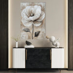 Floral 1506 Canvas Art 60 x 40 cm / Black