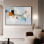Abstract 1507 Canvas Art 18" x 24" / 45 x 60 cm / Black