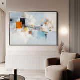 Abstract 1507 Canvas Art 18" x 24" / 45 x 60 cm / Black