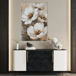Floral 1509 Canvas Art 60 x 40 cm / Black